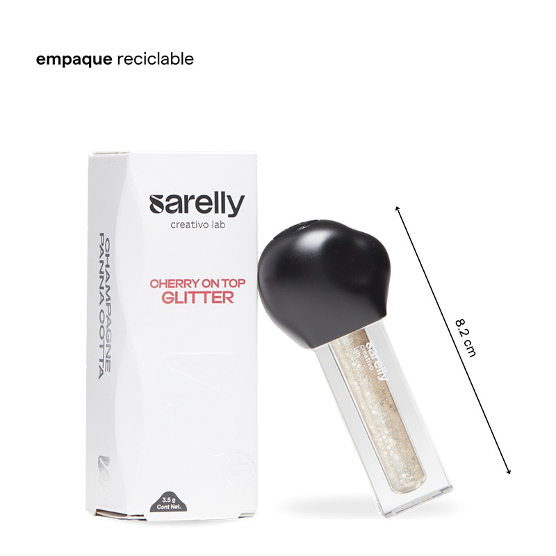 GLITTER CHERRY ON TOP (BRILLOS L&Iacute;QUIDOS PARA P&Aacute;RPADOS Y PIEL)